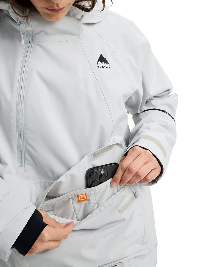 Burton Reserve 2L Relaxed Anorak 2027 – Women's Shell | GREY CLOUD (27O)