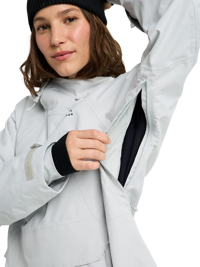 Burton Reserve 2L Relaxed Anorak 2027 – Women's Shell | GREY CLOUD (27O)