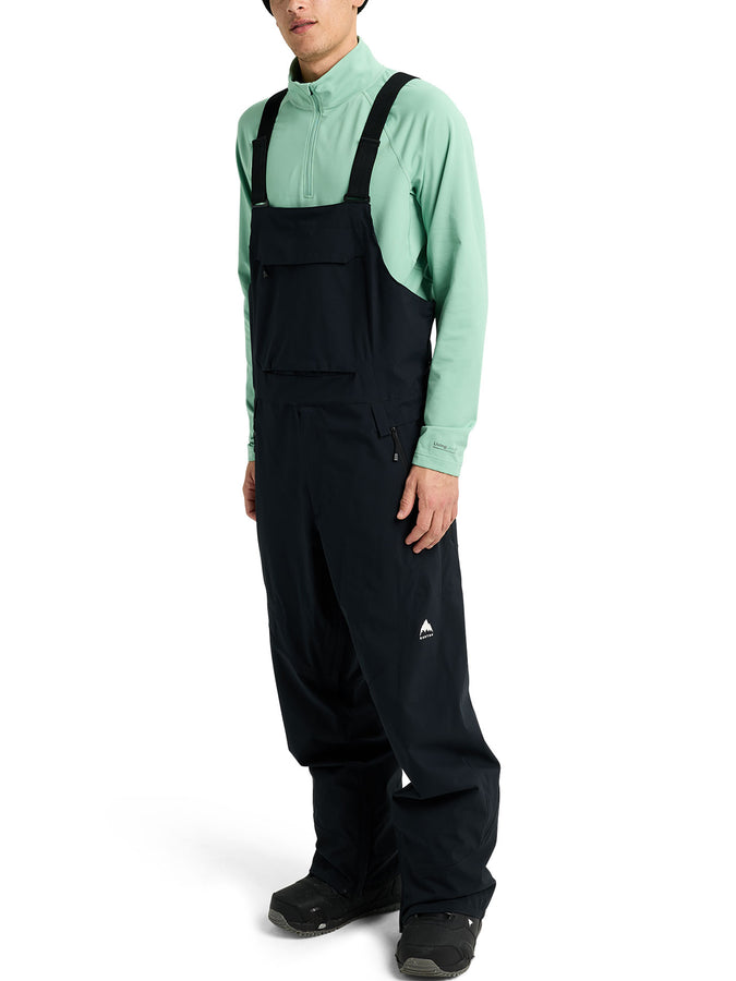Burton Reserve Stretch 2027 – Shell Bib | TRUE BLACK (A04)