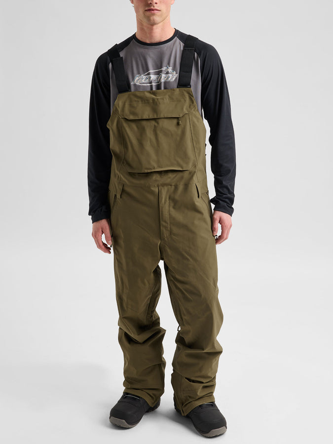 Burton Reserve Stretch 2027 – Shell Bib | DRIED MOSS (E7N)