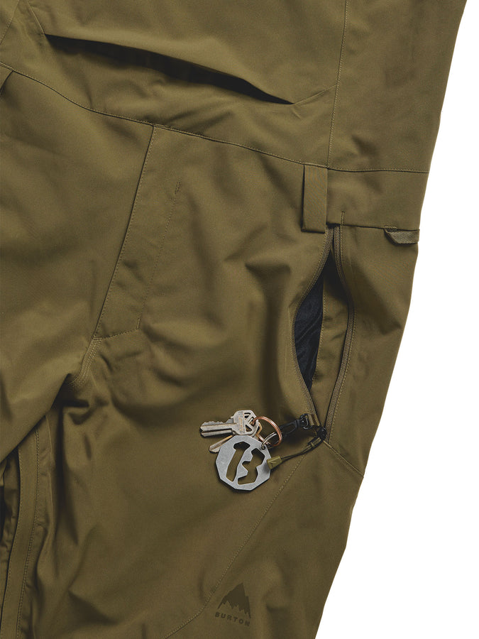 Burton Reserve Stretch 2027 – Shell Bib | DRIED MOSS (E7N)