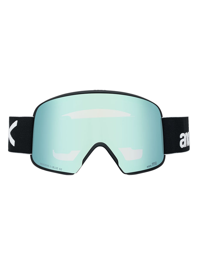 Anon M6 Black/Prcv Blue + Cloudy Pink + MFI Face Mask Goggle | BLACK/PRCV VRBL BLUE (Z53)