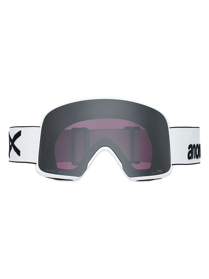 Anon M6 White/Prcv Sunny Onyx + Violet + MFI Face Mask Goggle | WHITE/PRCV SUNNY ONYX (Z59)