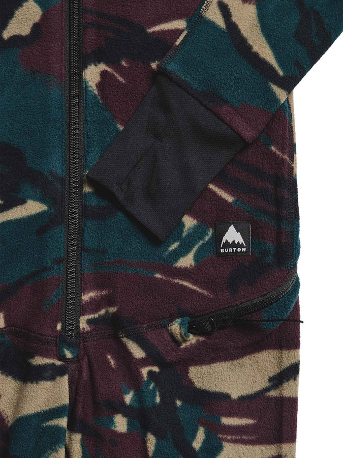 Burton Heavyweight Fleece One Piece Base Layer (Youth 7-14) Winter 2027 | SEERSUCKER CAMO (E0E)