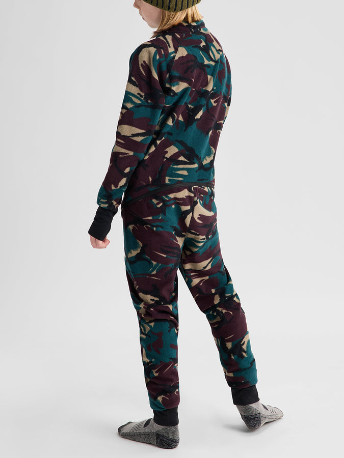 Burton Heavyweight Fleece One Piece Base Layer (Youth 7-14) Winter 2027 | SEERSUCKER CAMO (E0E)