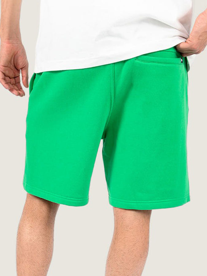 Vans Stretch Logo Fleece Shorts Spring 2026 | VIVID VERDANT (FLX)