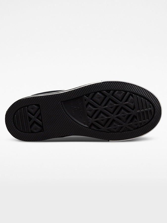 Converse CTAS Platform Hi Black/White/Black Shoes | BLACK/WHITE/BLACK