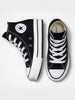 Converse CTAS Platform Hi Black/White/Black Shoes
