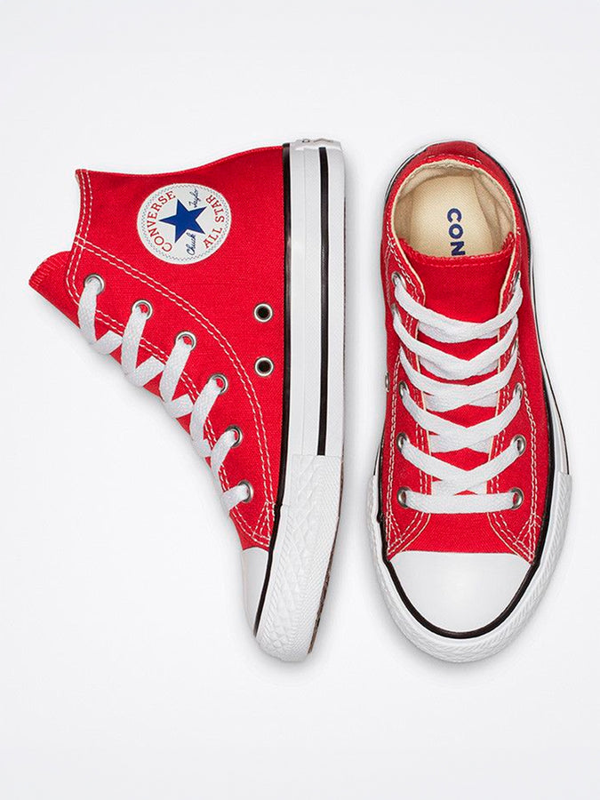 Converse Classic Chuck Hi Red  Shoes | RED