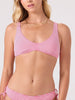 Roxy Good Vibes Only Tie Back Bralette Bikini Top Summer 2026