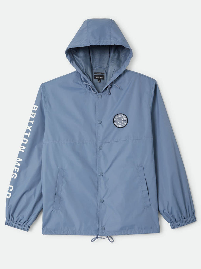 Brixton Hooded Claxton Lightweight Jacket Fall 2026 | SLATE BLUE