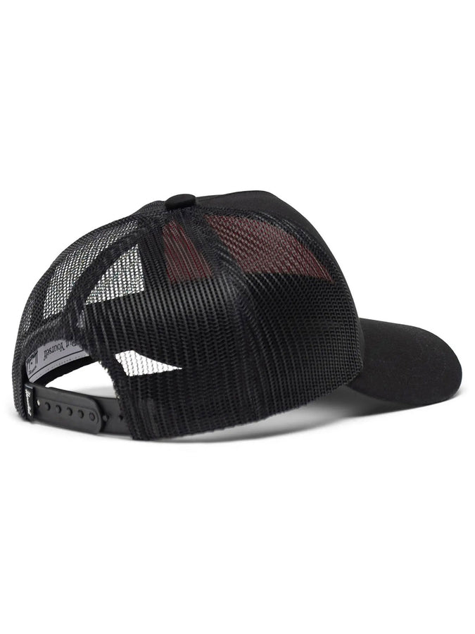 Herschel Whaler Cotton Mesh Strapback Hat | BLACK (00001)