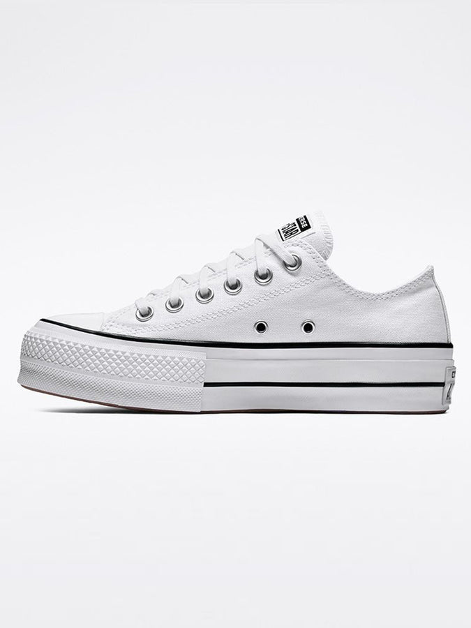 Converse Chuck Taylor All Star Platform White/Black Shoes | WHITE/BLACK/WHITE
