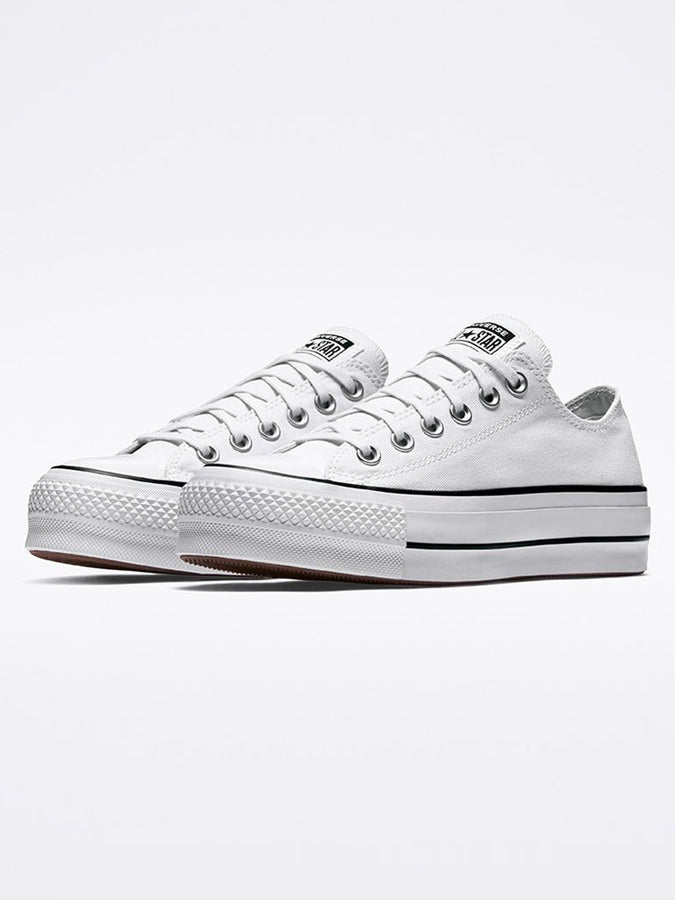 Converse Chuck Taylor All Star Platform White/Black Shoes | WHITE/BLACK/WHITE