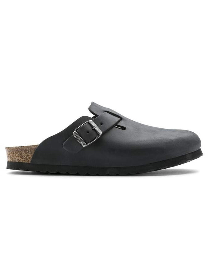 Birkenstock Boston Oiled Leather N Black Shoes Fall 2026 | BLACK