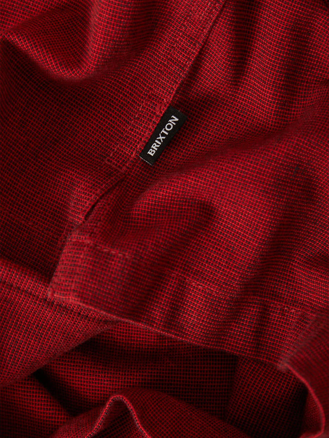 Brixton Century Overshirt Red/Black Micro Jacket Fall 2026 | RED/BLACK MICRO
