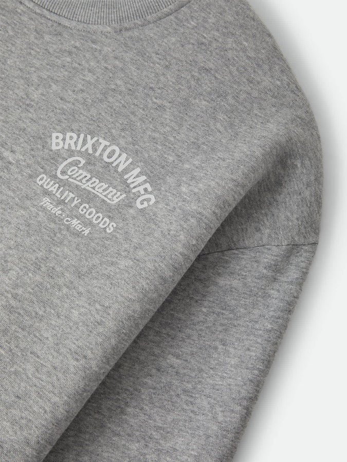 Brixton Straton Crewneck Fall 2026 | HEATHER GREY