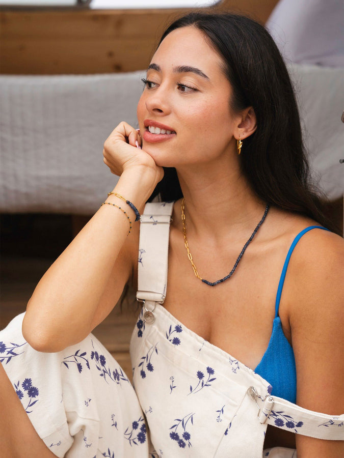 Salty Cali Paloma Necklace | DEEP BLUE OCEAN