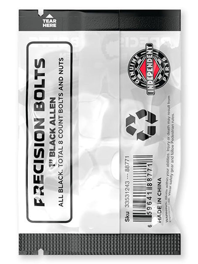 Independent Precision Allen 1'' Bolts | BLACK