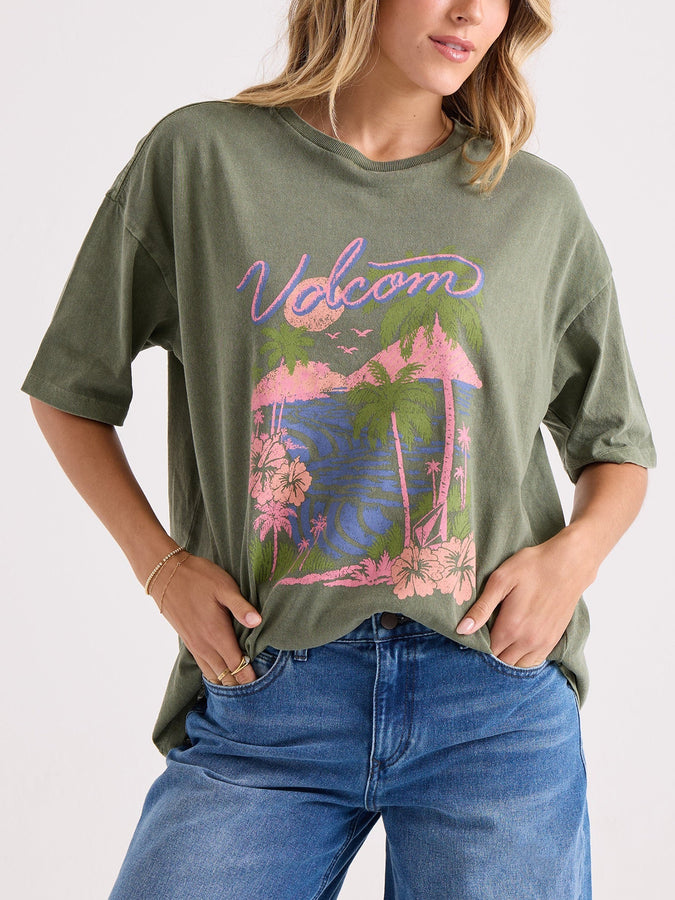 Volcom Night Shade Bad Boy T-Shirt Fall 2026 | MARTINI OLIVE (MTO)