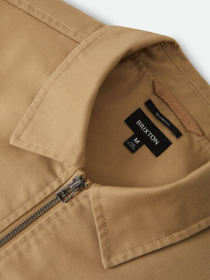 Brixton Trademark Lightweight Garage Jacket Fall 2026 | BRITISH KHAKI