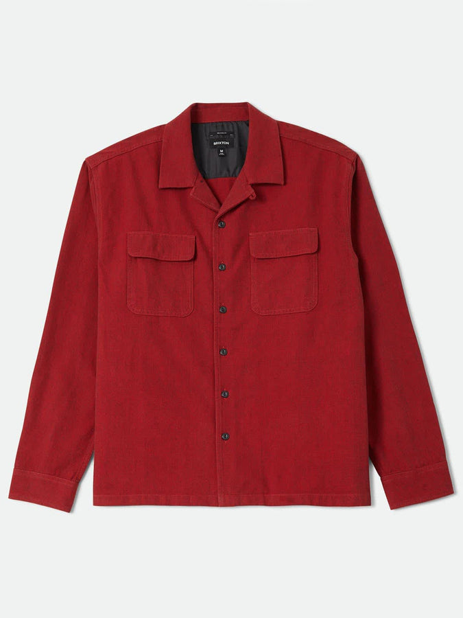 Brixton Century Overshirt Red/Black Micro Jacket Fall 2026 | RED/BLACK MICRO