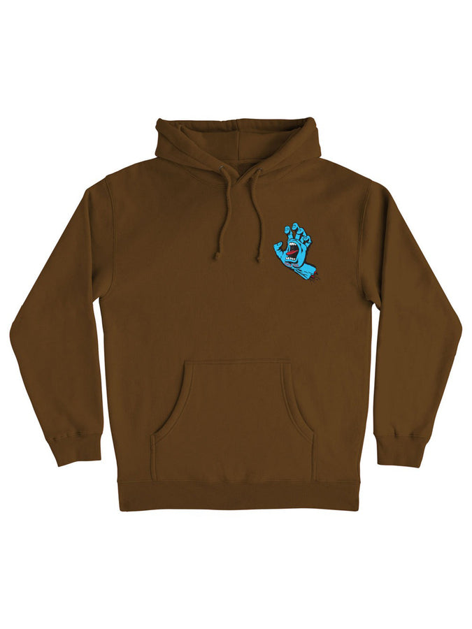 Santa Cruz Screaming Hand Hoodie | BROWN