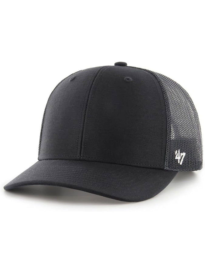 47 Blank 47 Black/Black Trucker Hat | BLACK/BLACK (BKA)