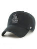 47 Clean Up Los Angeles Dodgers Black/White Hat