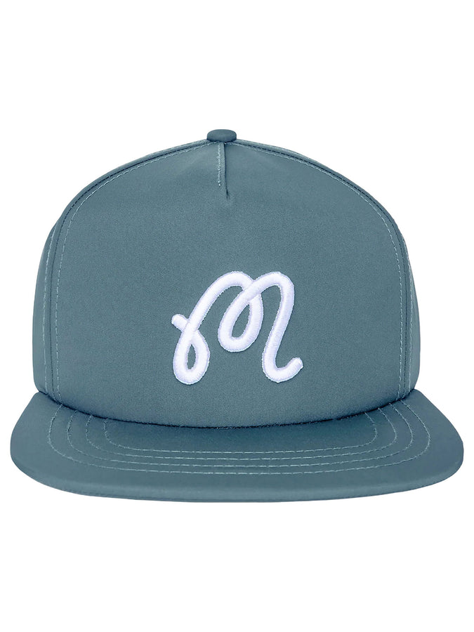 Malbon M Snapback Hat Summer 2026 | AEGEAN BLUE