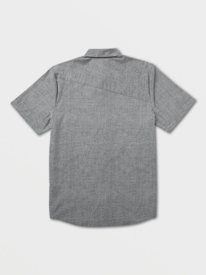 Volcom Everett Oxford Short Sleeve Buttondown Shirt | BLACK (BLK)