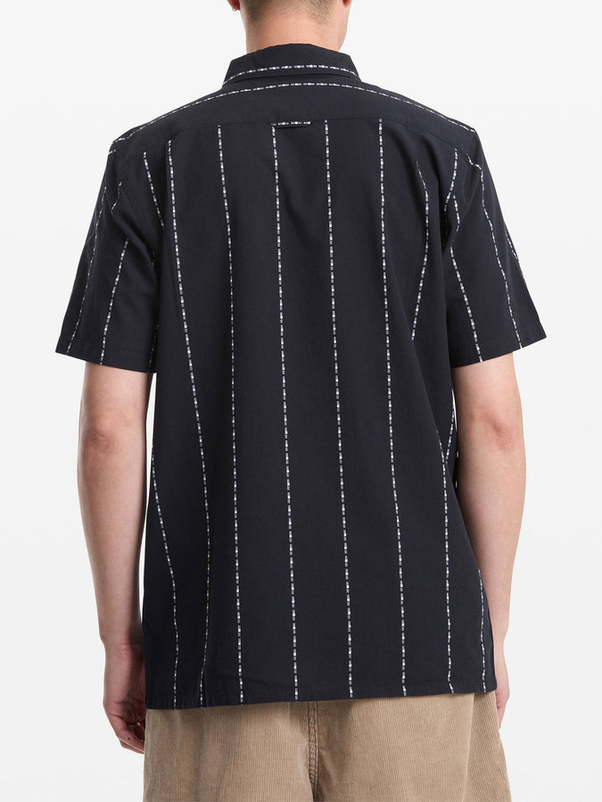 Volcom Withworth Short Sleeve Buttondown Shirt Spring 2026 | GLOSS BLACK (GB0)