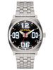 Nixon Time Teller Fisheye/Silver/Black Watch