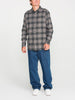 Volcom Caden Plaid Long Sleeve Buttondown Shirt Fall 2026
