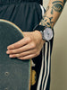Nixon Sentry Leather Chrome/Silver Sunray/Black Watch 2024