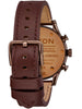 Nixon Station Chrono Leather Chocolate/Cappuccino Watch 2025