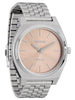 Nixon Time Teller Solar Silver/Salmon Watch