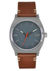Nixon Time Teller Leather Watch
