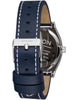 Nixon Time Teller Leather Silver/Cloud/Indigo Denim Watch 2024