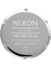 Nixon Time Teller Leather Silver/Cloud/Indigo Denim Watch 2024