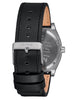 Nixon Time Teller Leather Silver/Black Watch