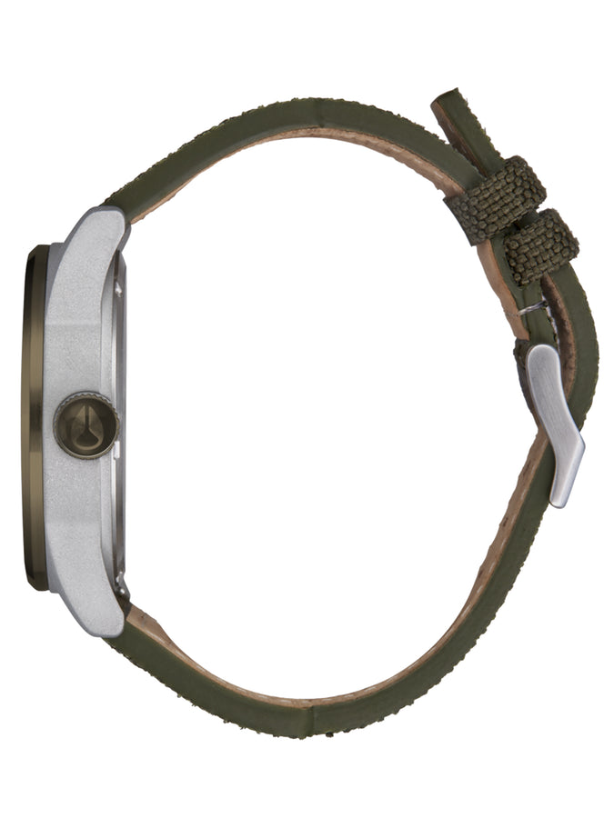 Nixon Sentry Nylon Silver/Light Brown/Asphalt Watch | SLVR/LT BRWN/ASPHT (5208)