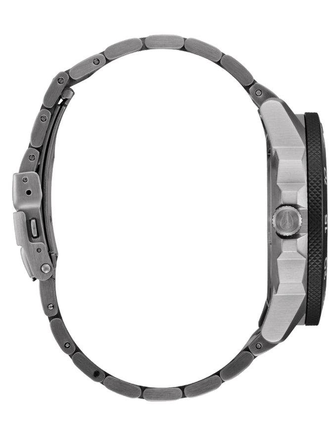 Nixon Smyth 44 Silver/Tunnel Black Ombre Watch | SILVER/TUNNEL BLK OMBRE (5306)