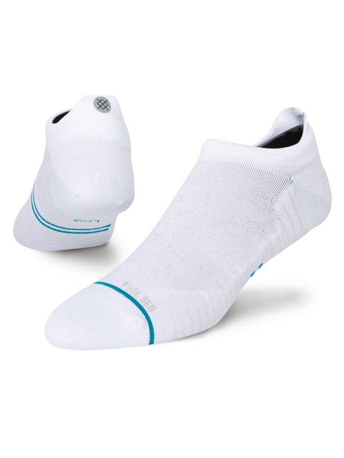 Stance Run Ultralight Tab White Socks | WHITE (WHT)
