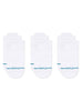 Stance Icon Low Tab 3 Pack White Socks