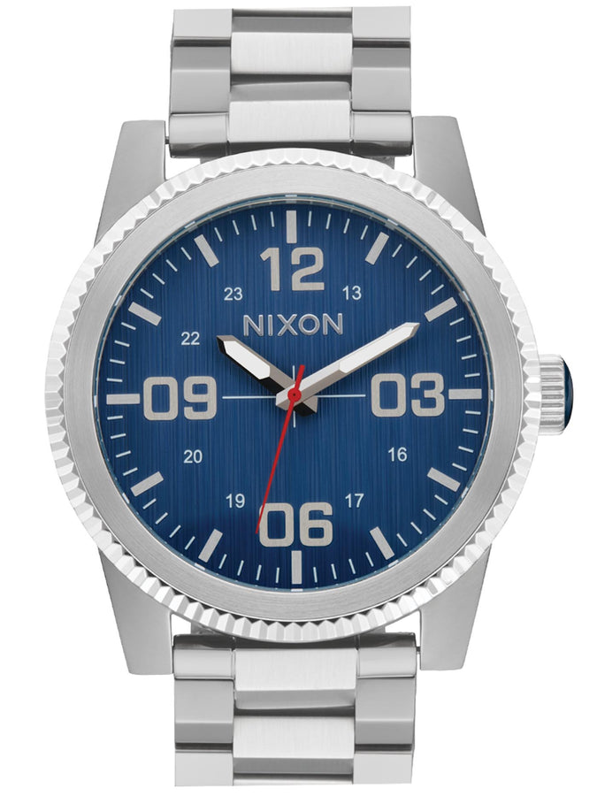Nixon The Corporal Stainless Steel Silver/Indigo Watch 2024 | SILVER/INDIGO (5246)
