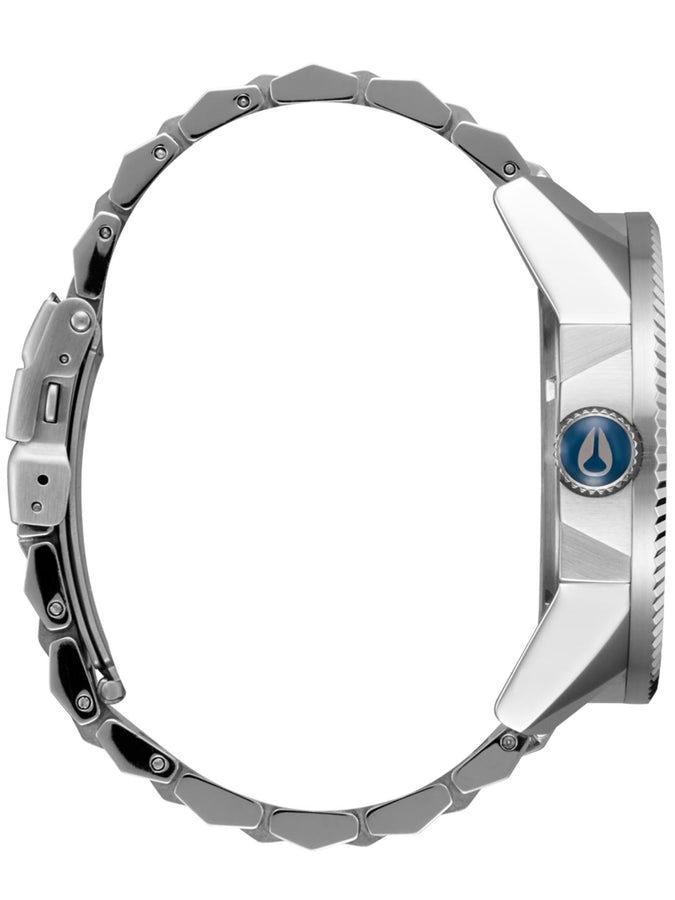 Nixon The Corporal Stainless Steel Silver/Indigo Watch 2024 | SILVER/INDIGO (5246)
