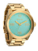 Nixon Corporal SS Chateau 90 Gold/Turquoise/Gold Watch