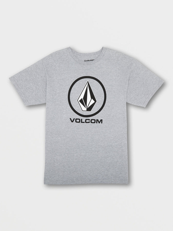 Volcom Crisp Stone T-Shirt | HEATHER GREY (HGR)
