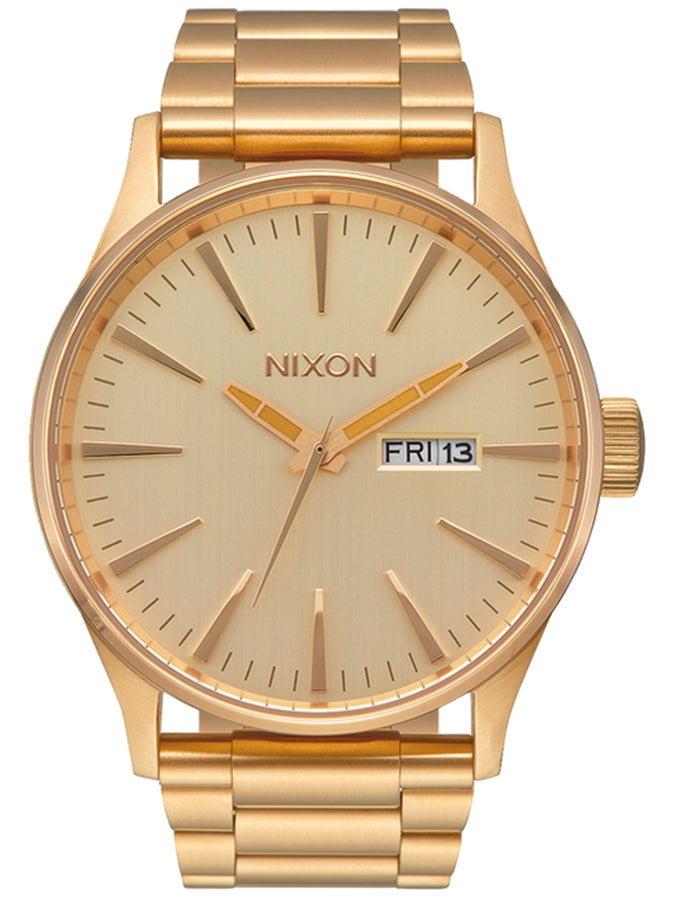 Nixon Sentry Stainless Steel All Gold Watch 2025 | ALL GOLD (502)